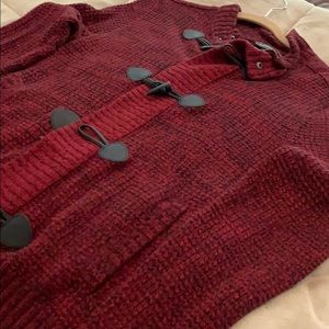 Men’s Medium Express Red and Black Sweater